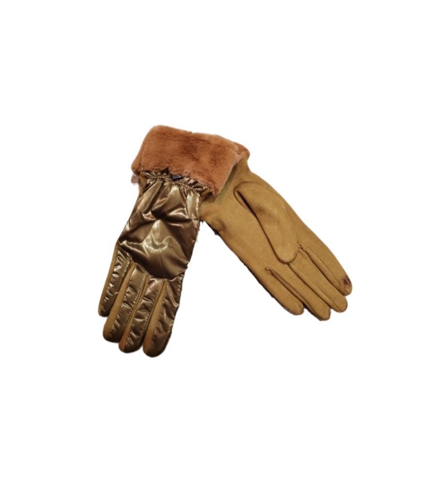 Guantes Metalizados bronce2