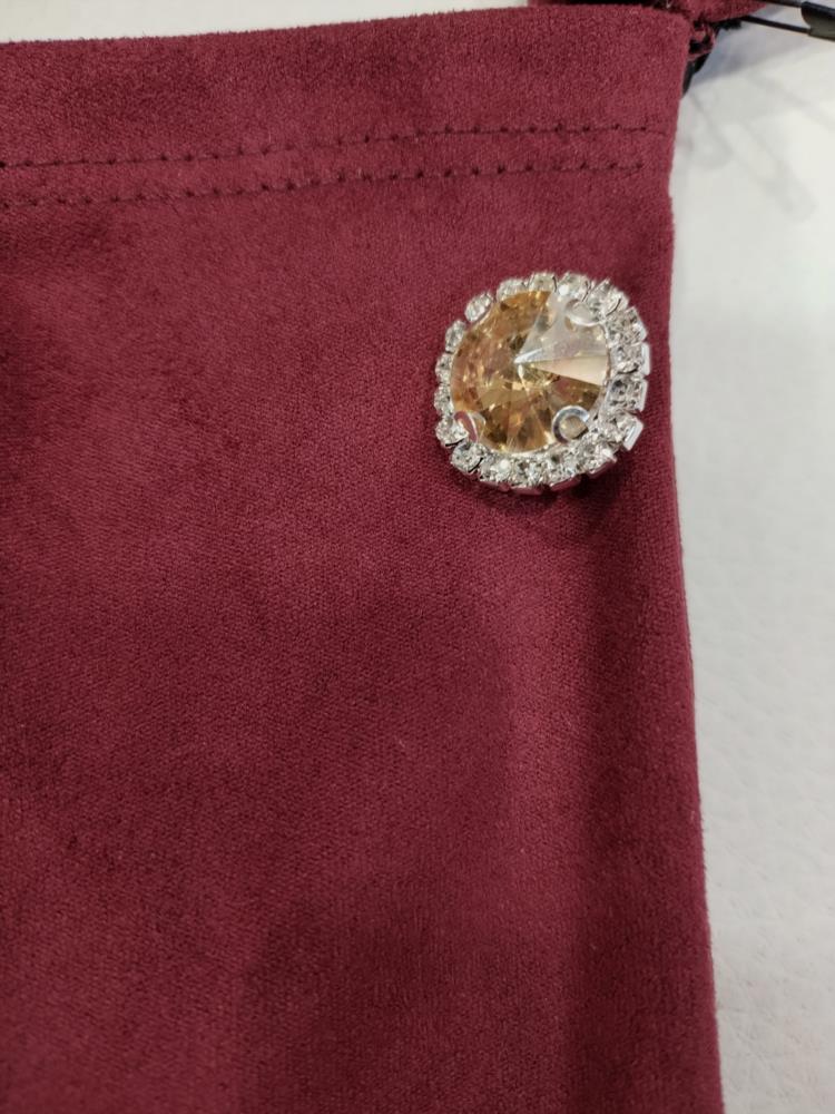 Guantes Soraya burdeos Alessandra