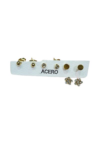 Piercing 3 flor dorado